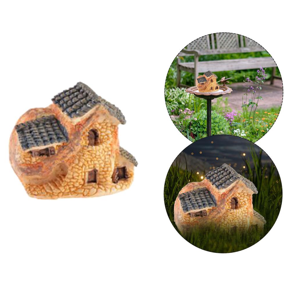 Gardening Creative Micro Small House Villa Resin Decoration