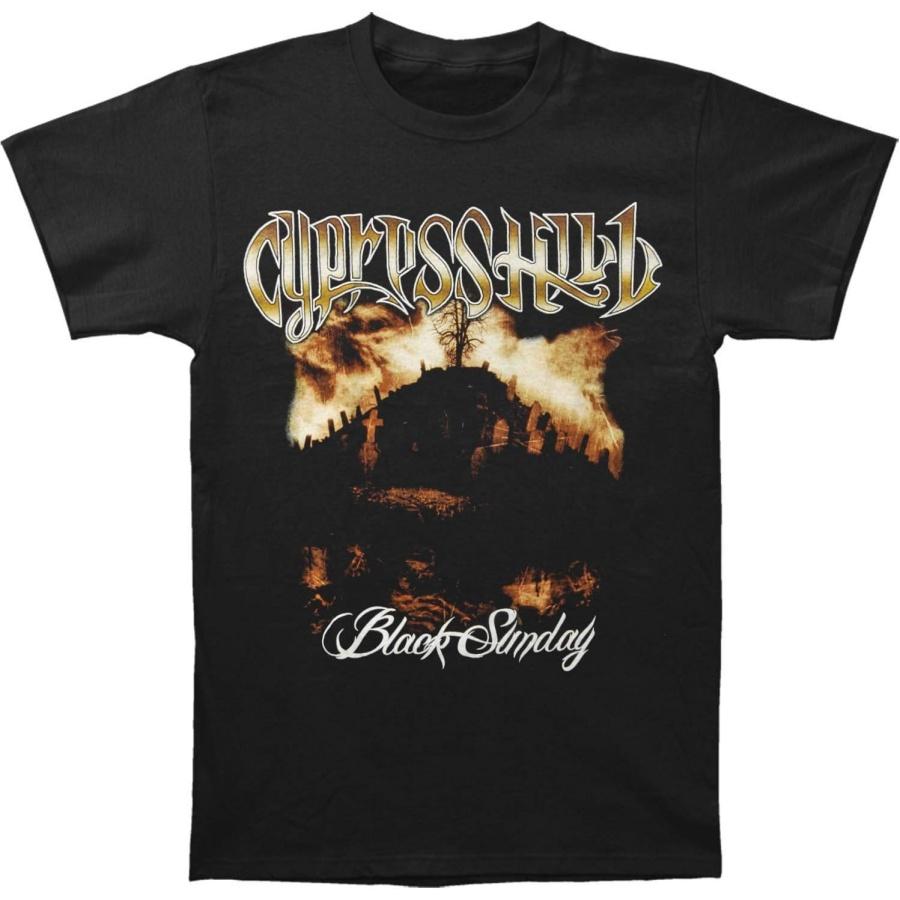 

Cypress Hill Men s Black Sunday Album Cover Slim-Fit T-Shirt _ Licensed Control Industry Merchandise XXXXL