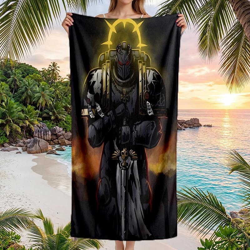 Warhammer Mode Strandtuch: Ideal für Sommerabenteuer Weich, saugfähig und schnell trocknend geeignet zum Schwimmen und Baden