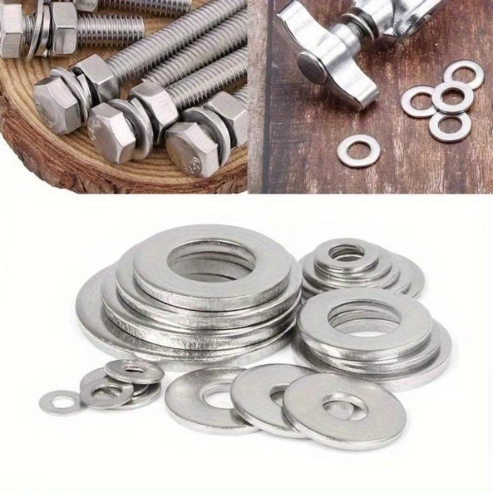 M2-M10 Size Range Washer Set Stainless Steel Ultrathin Washer Assortment DIY Projects