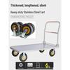 Stainless Steel Silent Folding Platform Trolley