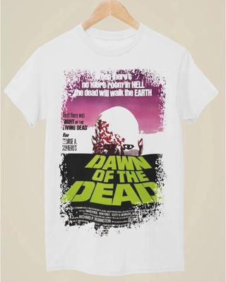 Dawn of the Dead – Movie Poster Inspired Unisex White T-Shirt NEW