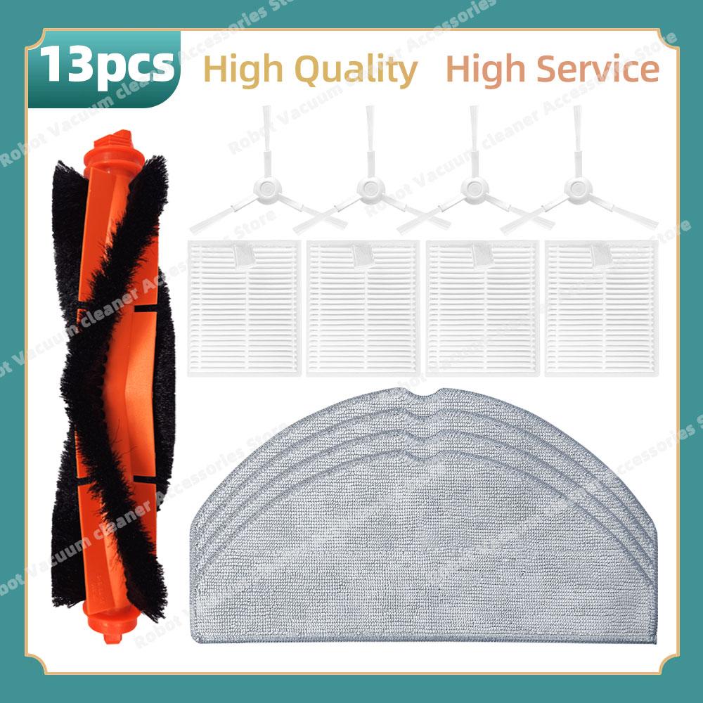 Compatible for Xiaomi S20 ( D106 ) Accessories Main Side Brush Hepa Filter Mop Cloth Pads Parts