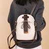 Vintage Backpack For Women High Quality PU Leather School Bag Large Capacity Travel Rucksack