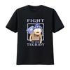 Fight For Your Tegridy Funny Meme Cartoon T Shirt Vintage Washed Homme Slightly Breathable Graphic Comfortable Stylish Casual