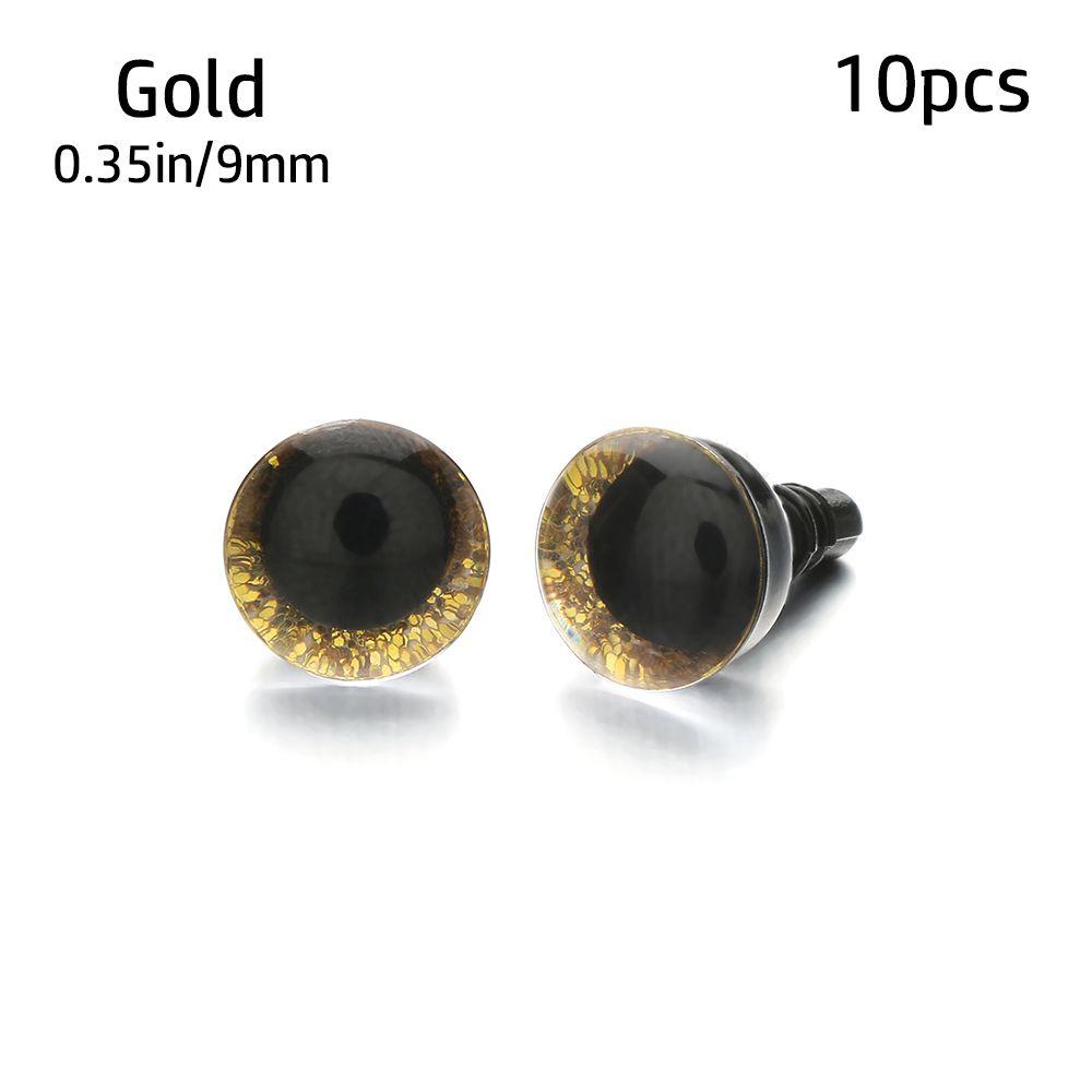 Stuffed Toys Parts Plastic Eyes Crafts Dolls DIY Tools Glitter Crystal Eyes Puppet Crystal Eyes
