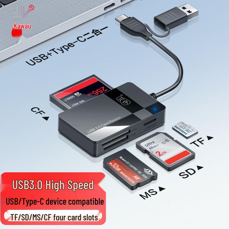 Kawau USB 3.0 & Type-C Multi Card Reader