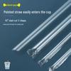 Individually Wrapped Disposable Plastic Straws