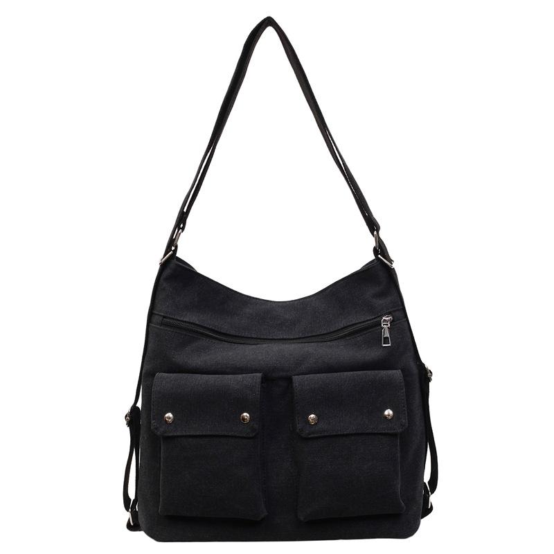 Tote Bag, Large-capacity Commuting Single-shoulder Hand-carry Crossbody Bag, Student Class Backpack