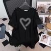 Plus Size Slimming Round Neck Short-Sleeve Mid-Length T-Shirt for Women (200-350 Jin)