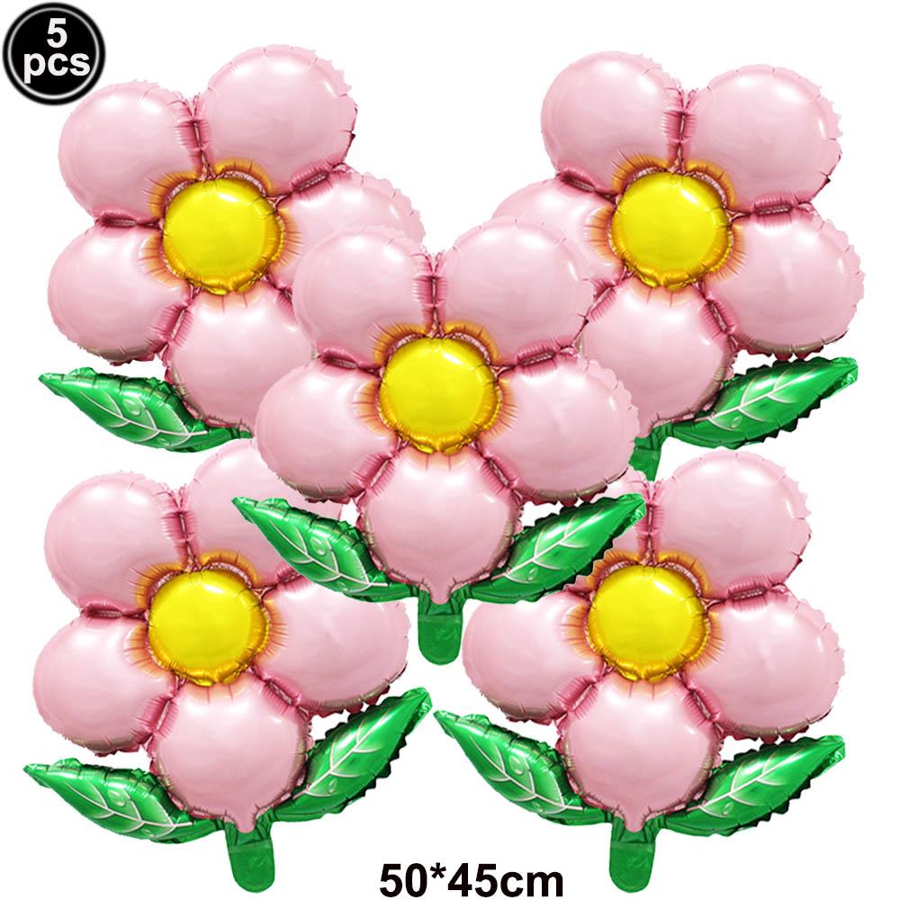 Daisy Party Tableware Decorations Plates Cups Napkins Banner Tablecloth for Girls Baby Shower Flowers Summer Birthday Party
