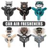 Pilot Husky Dog Car Air Fresheners Propeller Plane Vent Clip Perfume Diffuser Aroma Fun Cartoon Decoration Accessories Fragrance