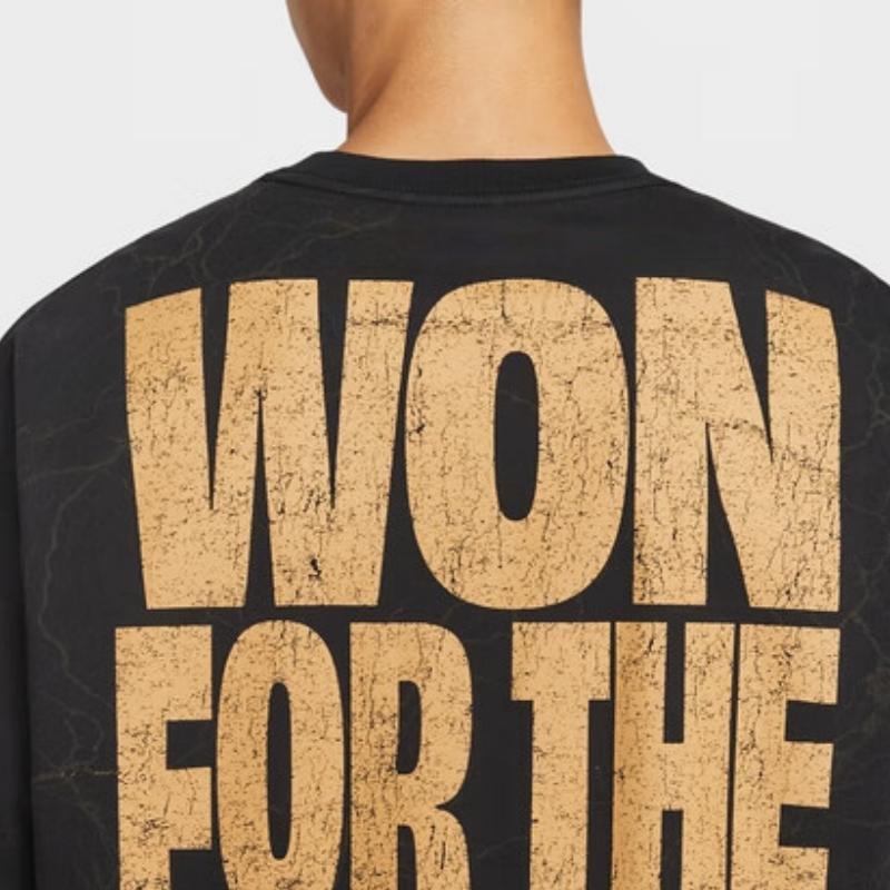 Nike NBA Oklahoma City Thunder Crew Neck Comfortable Versatile Pullover Drop Shoulder Short Sleeve T-Shirt Men T-Shirts IU3076-010