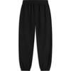 Li Ning Sports Trend Series Solid Color Breathable Comfortable Casual Knit Sports Pants Women Bottoms Black AKLU570-2