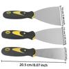 3PCS Stainless Steel Putty Knife Set Drywall Finishing Spackle Knife  for Patching and Painting