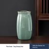 Vaso in Ceramica di Alta Gamma Ge Kiln Retrò per Fiori Freschi, Idroponica e Bambù