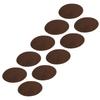 5 Pairs Iron Patches Adhesive Oval Sleeve Elbow Repair DIY Decoration Cloth StickersBrown