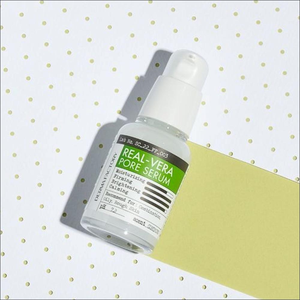 DERMA FACTORY REAL-VERA Pore Care Serum 30ml / VEGAN STANDARD CERTIFICATION