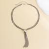 Collar de Cadena con Borlas Largas en Capas Ajustable para Mujer Tendencia Charms Collares Gargantilla de Boda 2026 Accesorios de Joyería de Moda