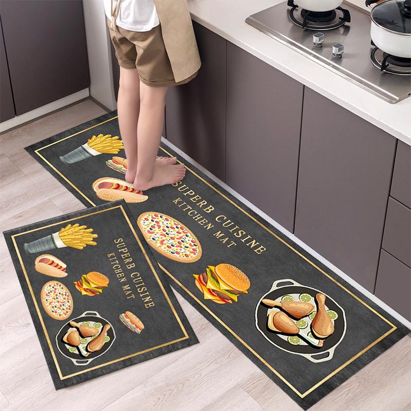 Tapetes da moda Tapete simples Estilo nórdico Tapete de cozinha Tapete doméstico Tapete moderno Decoração para casa