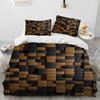 3D Visual Illusion Geometric Duvet Cover Set HD Comforter Cover for Kids Bedding Sets Bedclothes Bedroom Decor