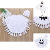 Halloween Ghost Cloak Cape For Kids Cosplay Costumes Party Role Play
