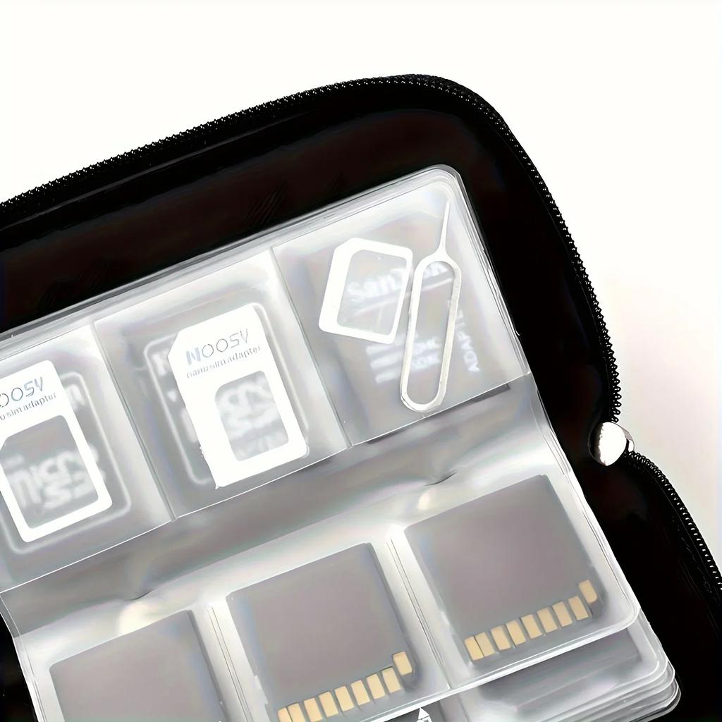 1 ks Taška na ukládání paměťových karet Pouzdro Držák Peněženka 22 slotů pro CF/SD/Micro SD/SDHC/MS/DS Herní příslušenství box na paměťové karty