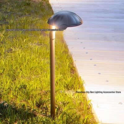 Wasserdichte LED Außenrasenleuchte: Nordische Gartenhof Landschaftsleuchte