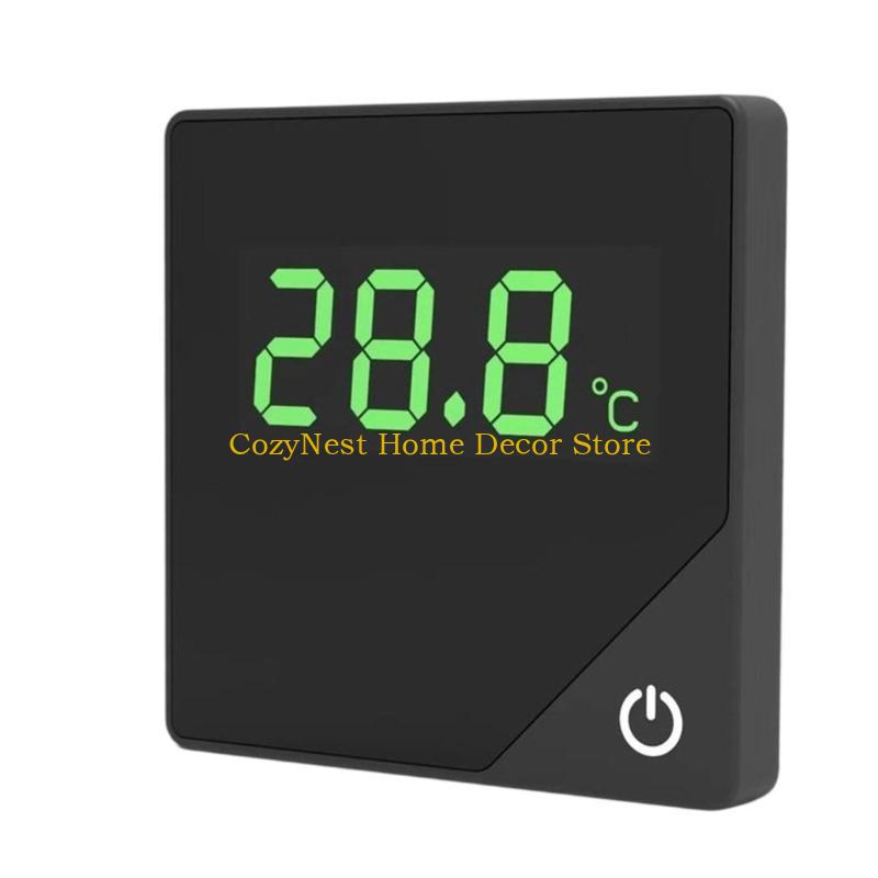 92MF On Water Thermometers Digital Display Alarm For Aquariums Terrariums Hydroponics for Environment Control