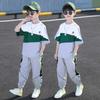 Boys Summer Clothes Set Thin Fabric Cool Short Sleeve Outfit Fashionable Kids Wear for Boys