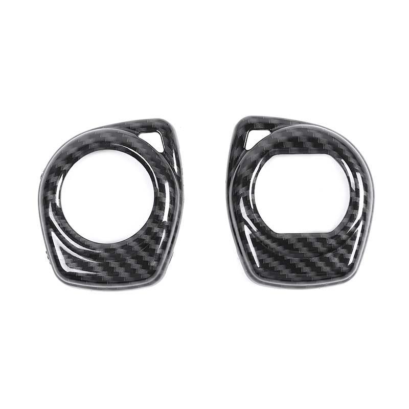 

ABS автомобильный ключ защитный чехол декоративные наклейки для Suzuki Jimny 2019 Up аксессуары для интерьера углеродное волокно напечатано углеродного волокна черного