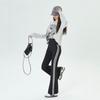 unifree Academy Style Slim Fit Flared Casual Pants