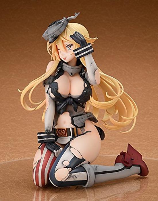 Kantai Collection Iowa Mittel beschädigte leichte Waffe Maßstab bemalt komplette Figur -KanColle- [Iowa] Ver. 1/8 ABS und PVC