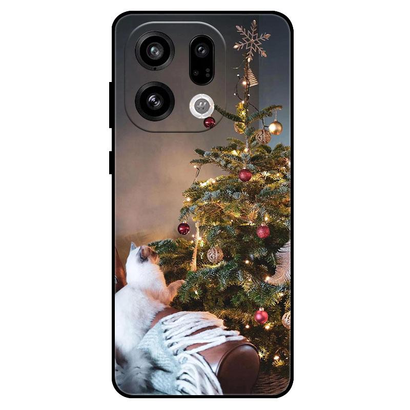 For OPPO Find X9Pro X9 X8 X7 Ultra FindX8s X7 X8 Pro X8s + Plus Christmas Phone Case Shockproof Soft TPU Silicone Protect Cover