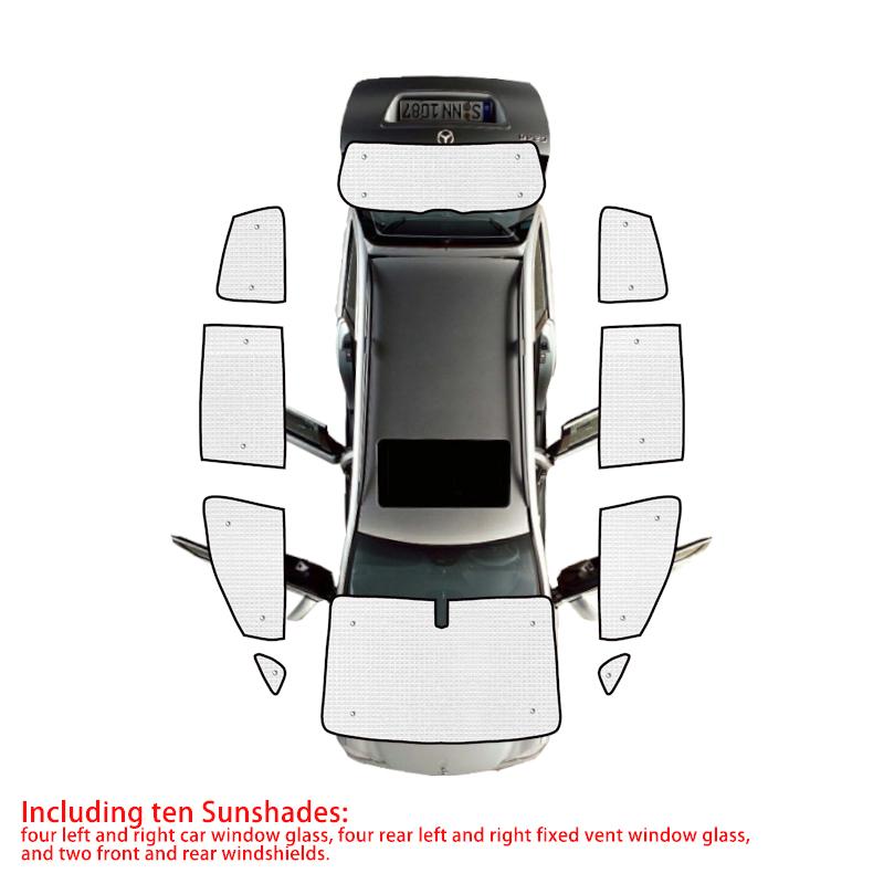 Car Full Coverage Sunshade For Volkswagen VW Sharan MK2 7N SEAT Alhambra 2011~ UV Protection Auto Accessories Window Visor
