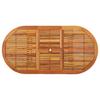 vidaXL Gartentisch 200x100x75 cm Massivholz Eukalyptus