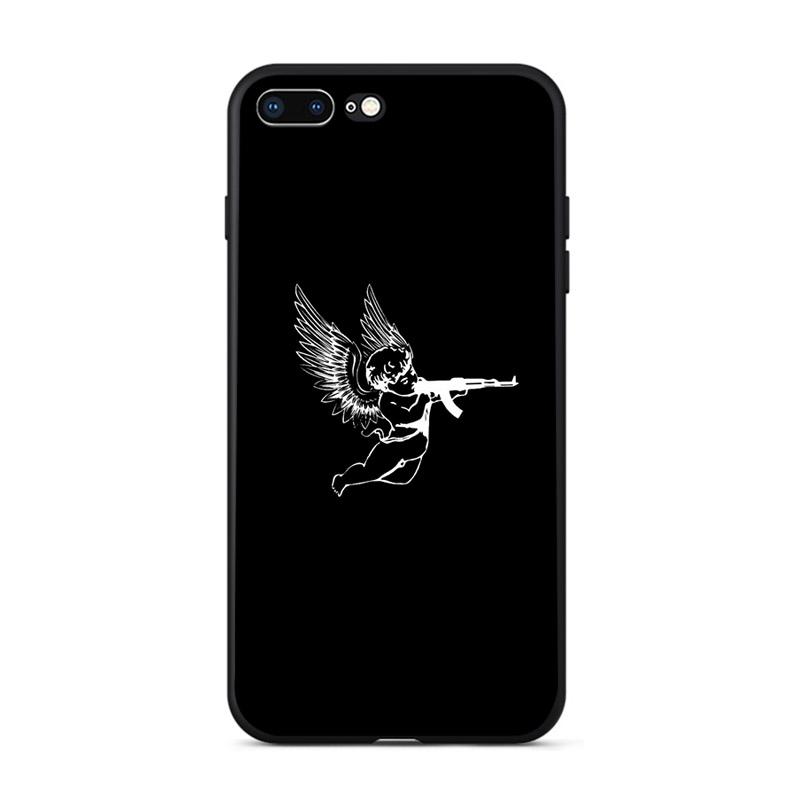 

Мягкий матовый чехол для телефона с забавным ангелочком Купидоном для Iphone SE 11 Pro Max Xs 12 Mini Shell X XR 6 8 6S 7 Plus 5S TPU Mobile Cover iPhone 12 mini