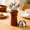European Style Cutlery Storage Box Decorative Chopsticks Holder Egg Shaped Organizer Restaurant