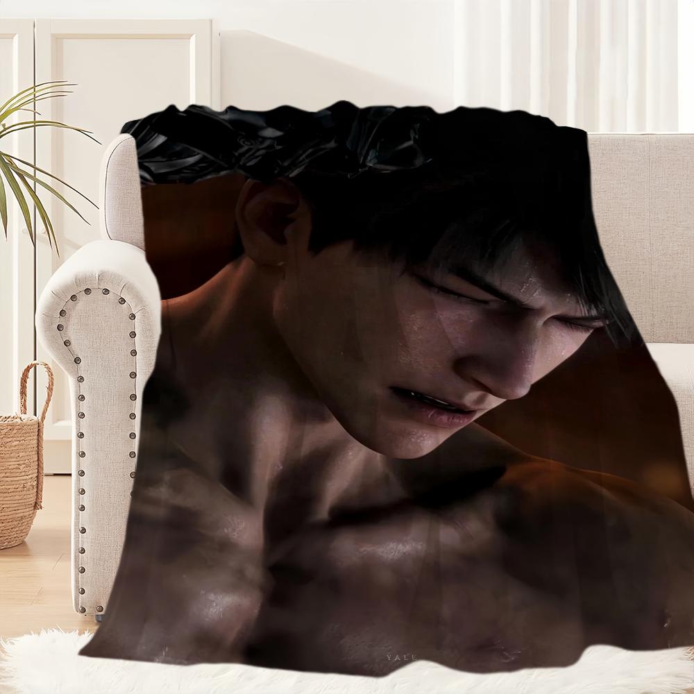 

Game L-Love and Deepspace caleb Warm Soft Plush Nap Blankets Sofa rug for Living Room Office Bedroom Home Travel Birthday Gifts 75x90cm