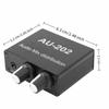 Independent Volume Control Small Sound Mixer 2 In 2 Out Dual-Channel Stereo Mixer  For Headphone