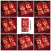 6pcs Paper Red Envelopes Traditional Red Pocket Envelope Chinese Style Lucky Red Bag  Wedding