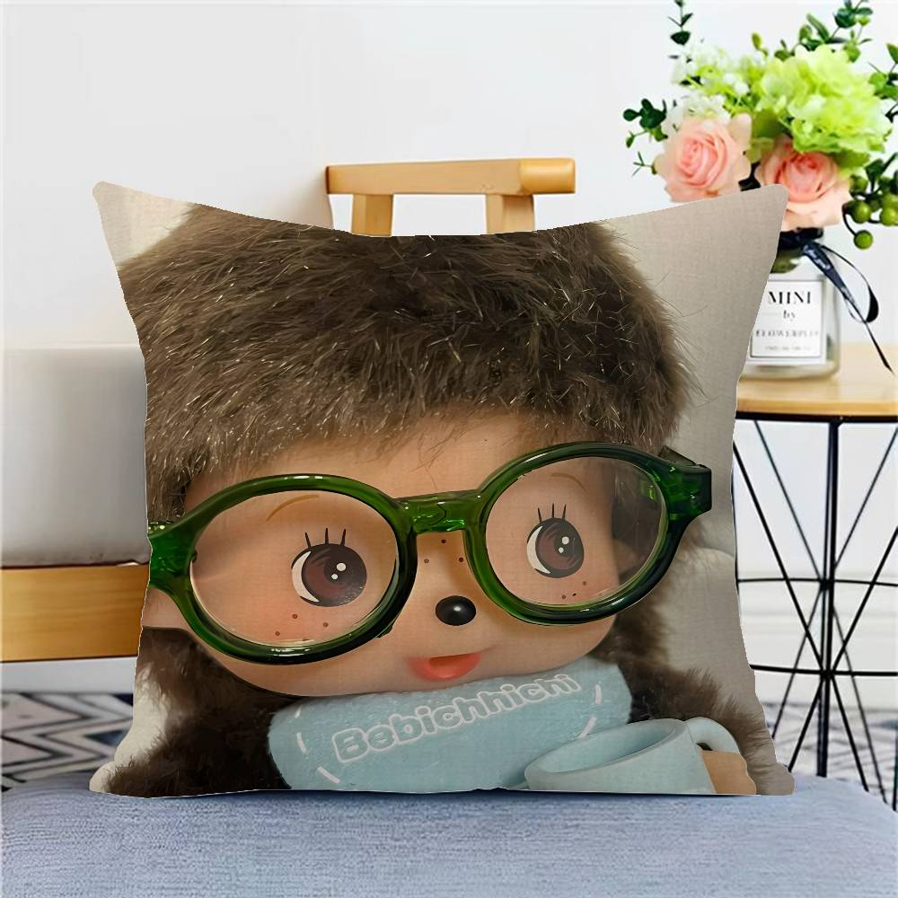 Kawai Mmonchhichis Lucky Dragon Pillow Cover Sofa Cushion Cover Home Room Decoration Children Gift