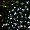 Solar Cherry Garden Flower Lights Battery-operated Garland Solar Outdoor Waterproof Lawn Pathway Christmas Decoration