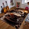 "Elegant Coffee Cup with Swirling Steam" Patterned Carpet a Non Slip Rug Suitable for All Seasons and Any Setting, Gift