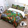 "Wildlife-Themed Jungle Decoration Set" Kid's and Adults' Bedroom Decor, Exquisite Three-piece Bedding Set Gift
