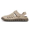 Summer Sandals Brand Hollowed Out Men's Breathable Beach Shoes Fashionable Men's Hand Sewn Comfortable Soft Soled Casual Shoes