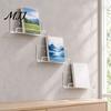 Sturdy Stands for Lightweight Items Floating Mini Shelves Collectibles, Clear Acrylic Wall Mounted Tiered Display Desk Stands, Invisible Minimalist