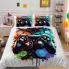 Home Bedding Set Game Player Quilt and Pillowcase AU/EU/US Double Bed/double Bed Full Size