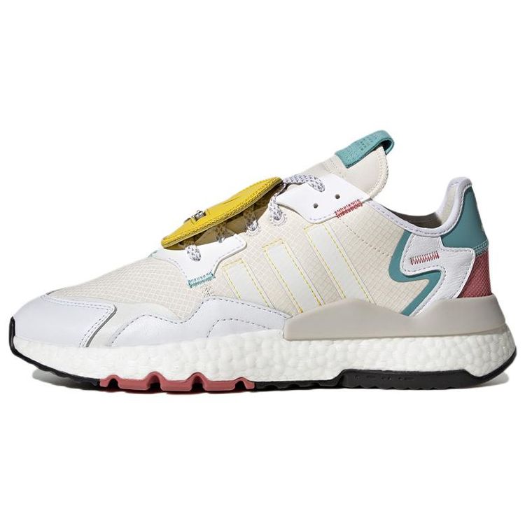 Adidas Originals Nite Jogger Retro Versatile Sports Non-Slip Durable Low-Top Lifestyle Casual Shoes Unisex Sneakers White HP2331