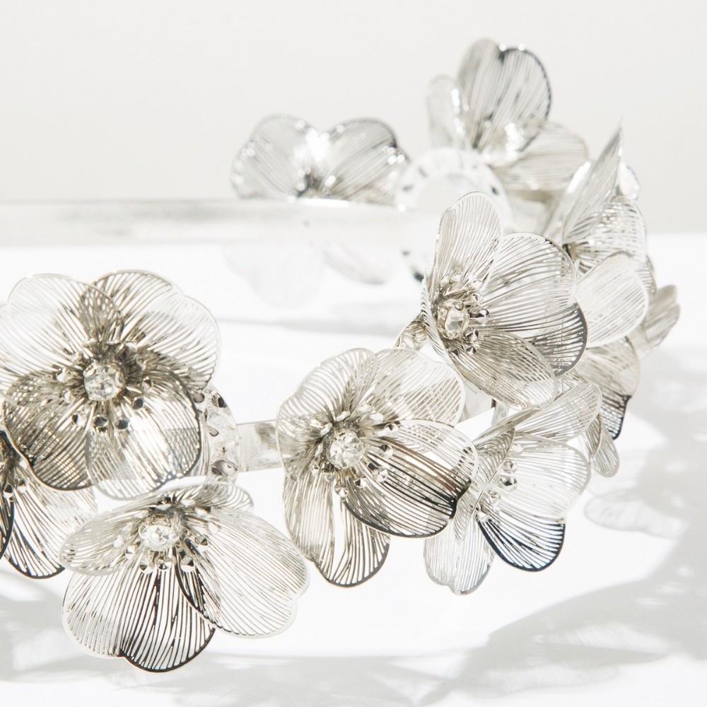 Neues Heavy Industry Blumen-Stirnband Goldfarbe Party-Kopfschmuck Braut-Stirnband Schmuck Geschenk Blumen-Haarbänder Ballparty